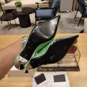 Prada 1I021N Satin slingbacks with crystals P78531 - 35 - View 8