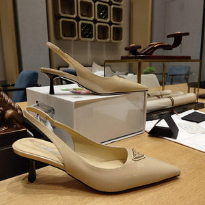 Prada 1I153N Patent-leather slingback pumps P78570 - 35 - View 2