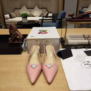 Prada 1I153N Patent-leather slingback pumps P78572 - 35 - View 2