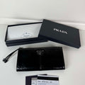 Prada 1MB051 Leather pouch Black