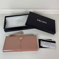 Prada 1MB051 Leather pouch Ligth Pink