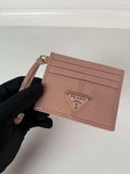 Prada 1MC025 Leather card holder Pink