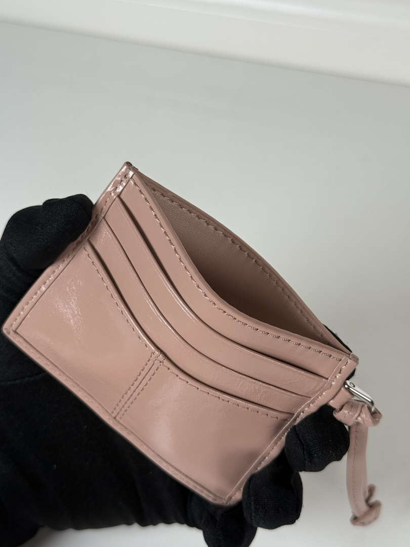 Prada 1MC025 Leather card holder Pink