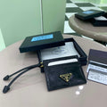 Prada 1MC025 Leather card holder Black