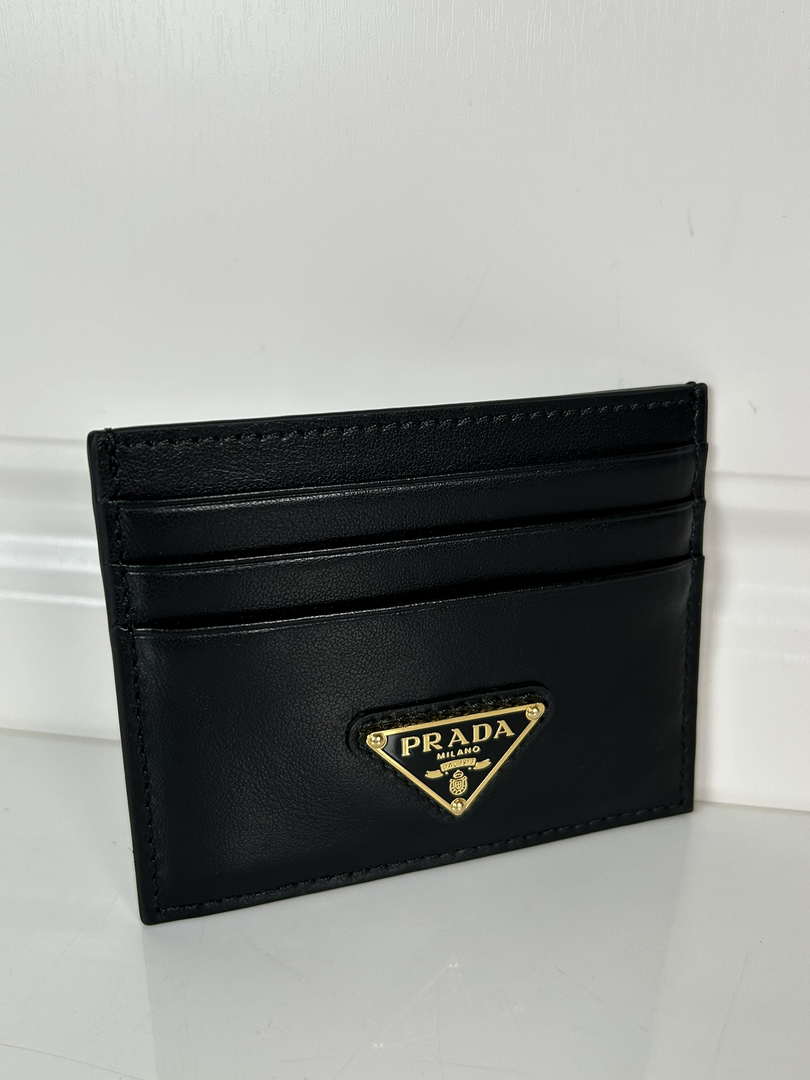 Prada Leather card holder 1MC025 Black