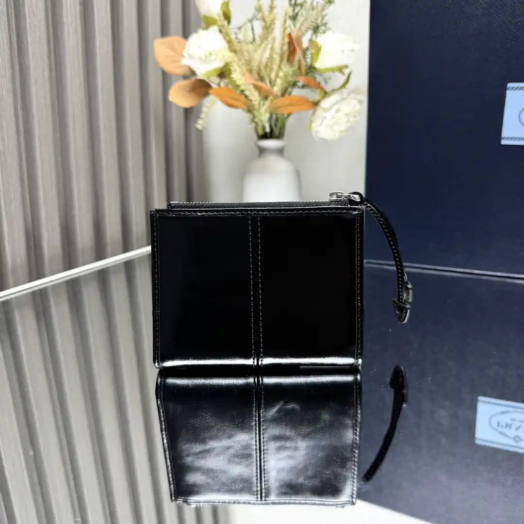 Prada 1ML050 Small leather wallet Black