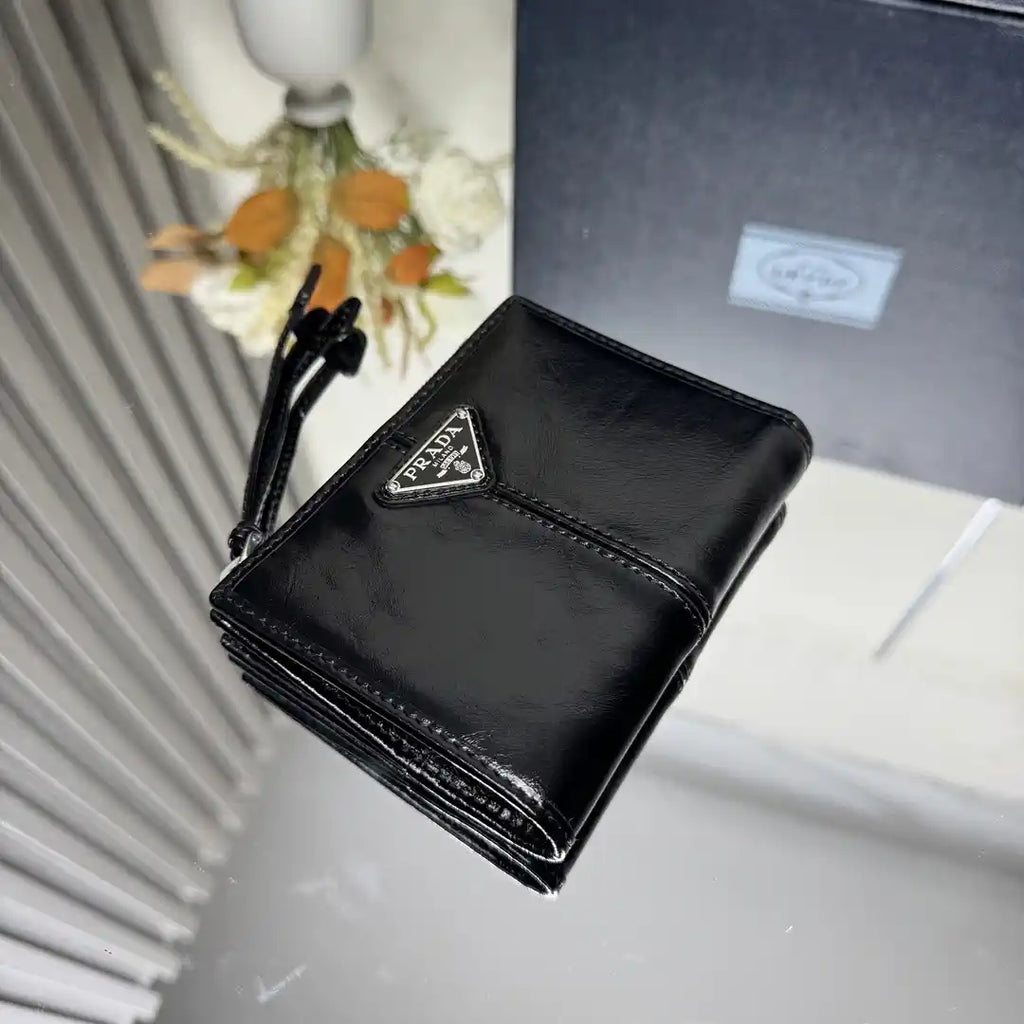 Prada 1ML050 Small leather wallet Black