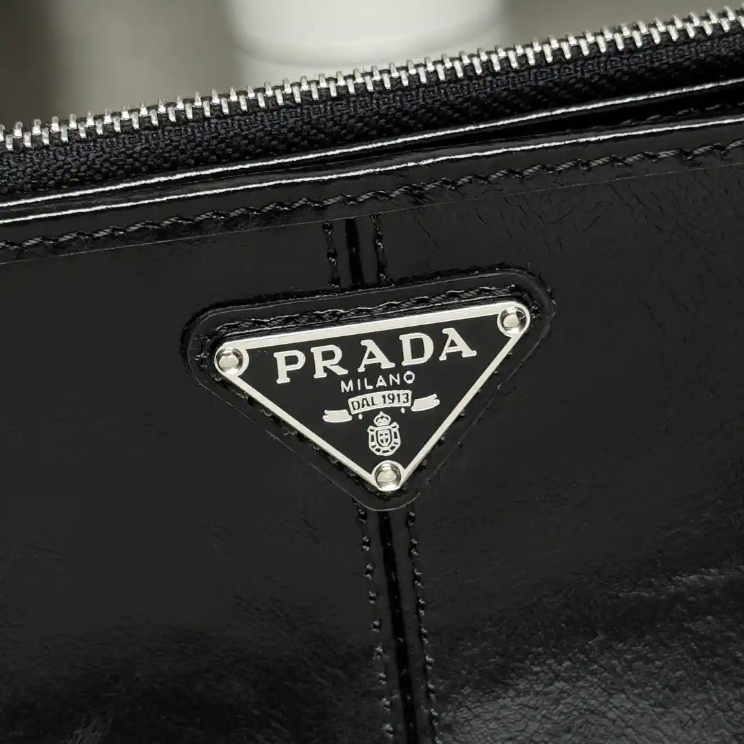 Prada 1ML050 Small leather wallet Black