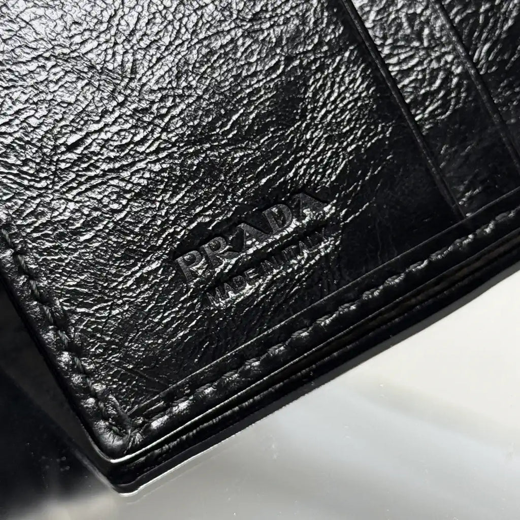 Prada 1ML050 Small leather wallet Black