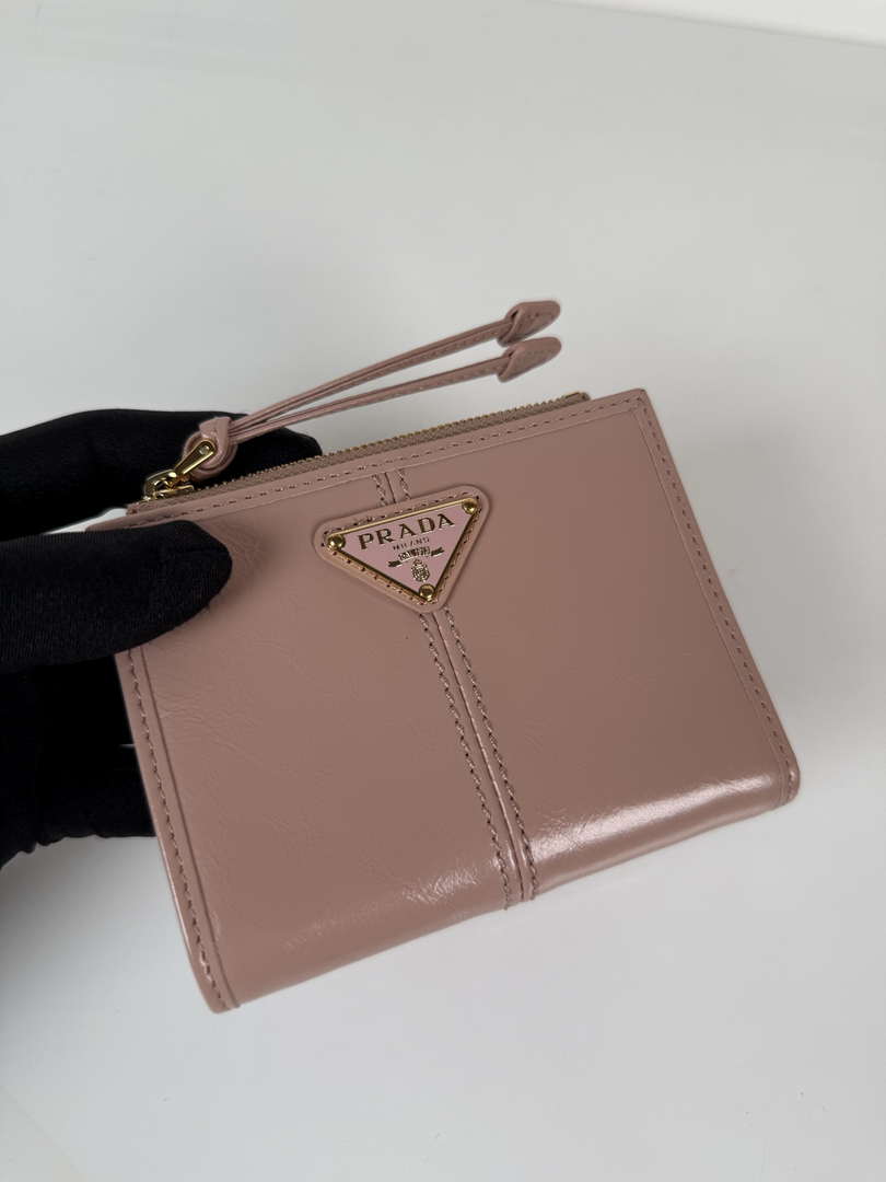Prada 1ML050 Small leather wallet Light Pink