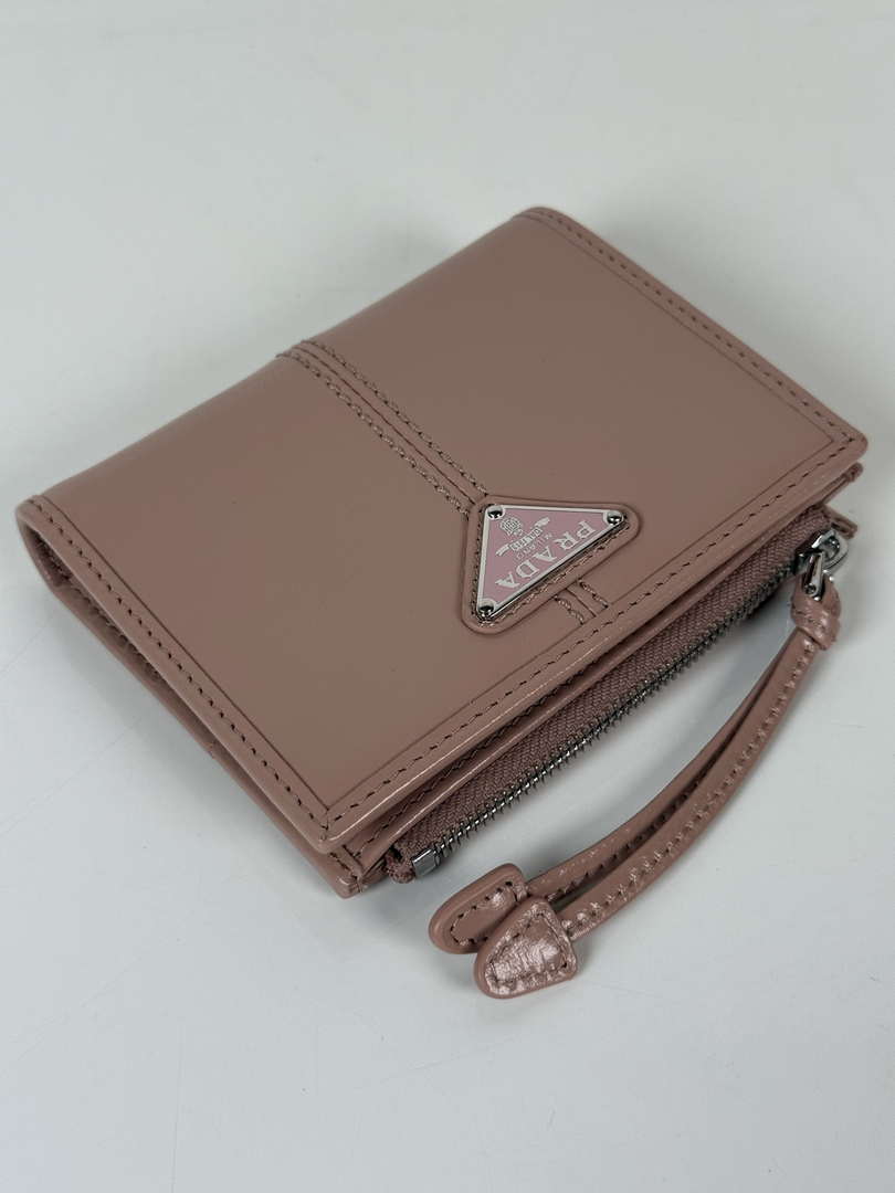 Prada 1ML050 Small leather wallet Light Pink