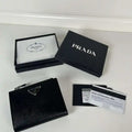 Prada 1ML050 Small Saffiano leather wallet Black