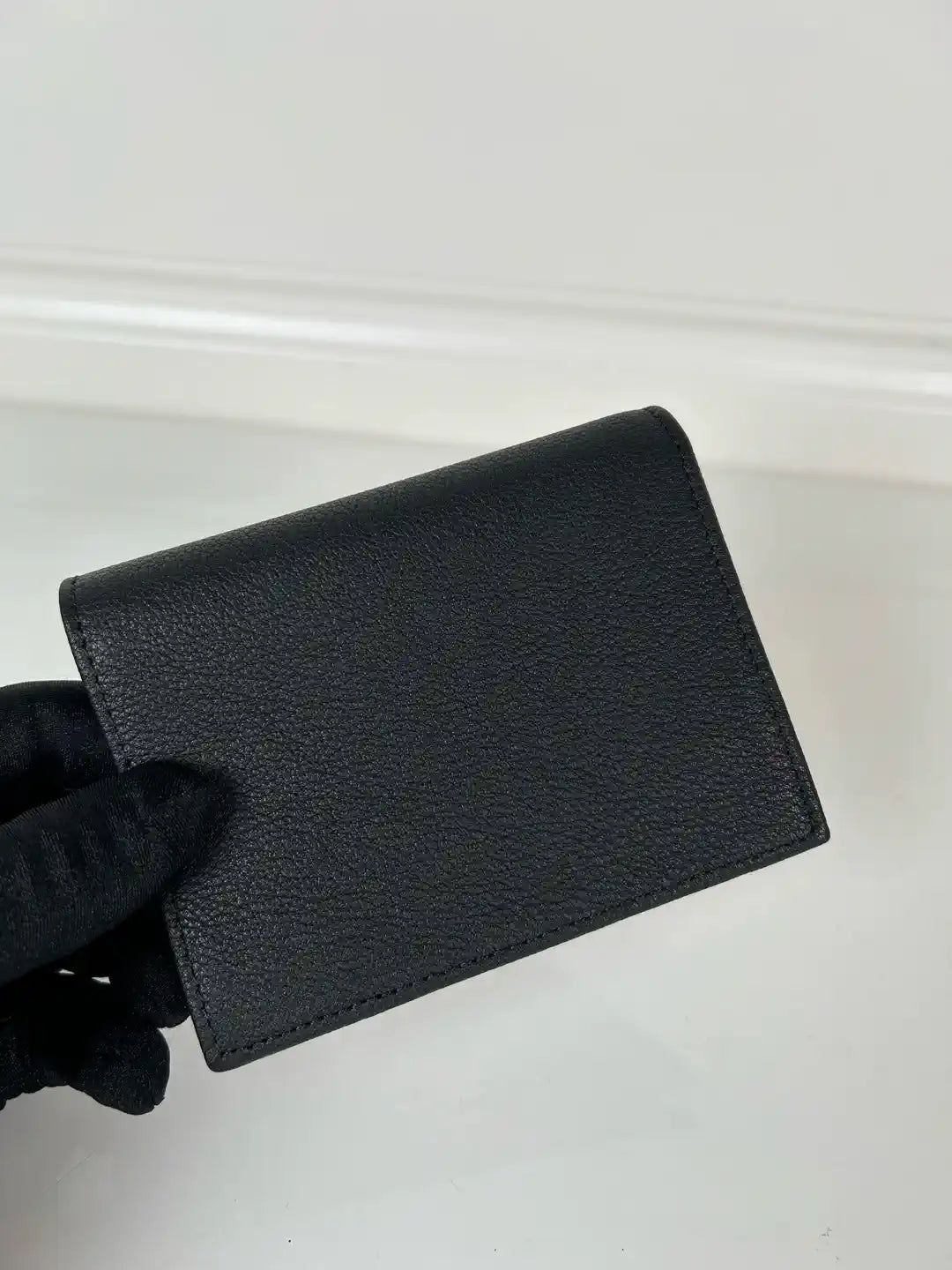 Prada 1MV204 Small Lambskin Leather Wallet Black