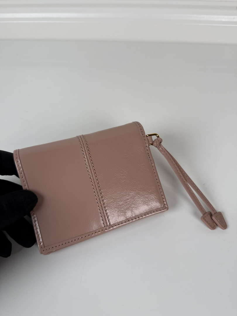 Prada 1MV204 Small Saffiano Leather Wallet light Pink