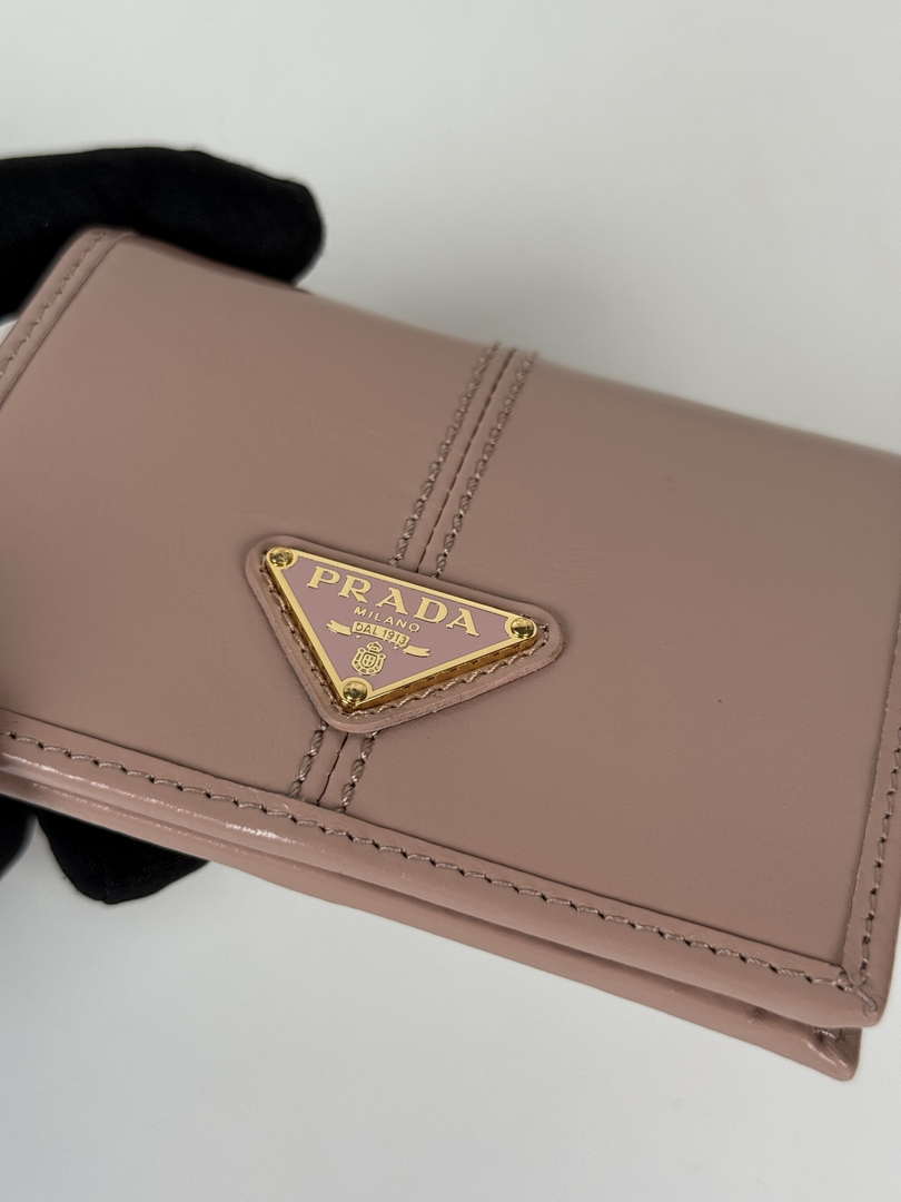 Prada 1MV204 Small Saffiano Leather Wallet light Pink
