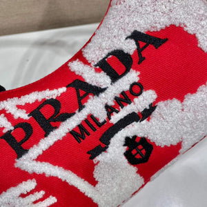 Prada 1NE515 Re-Edition 2000 embroidered drill mini bag Red white - Default Title - View 5