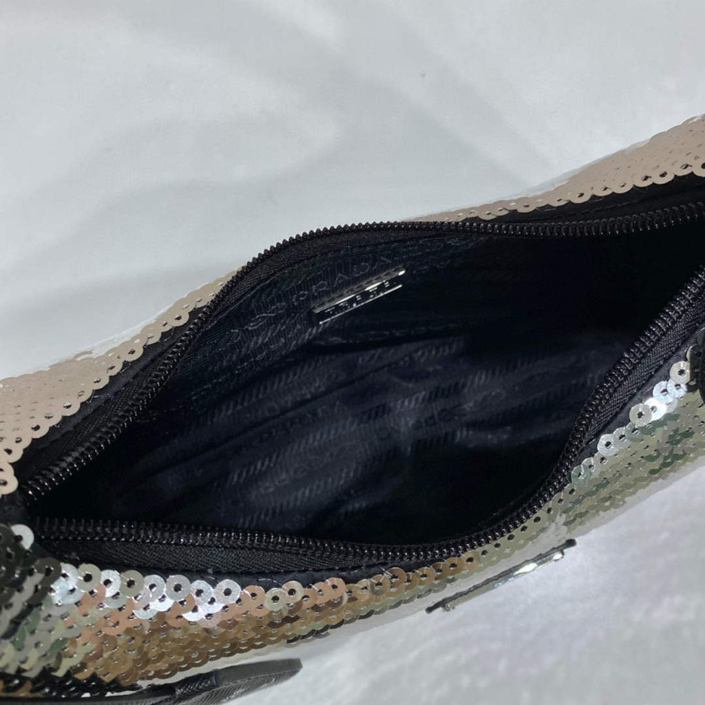 Prada 1NE515 Re-Edition 2000 Re-Nylon mini-bag Silver