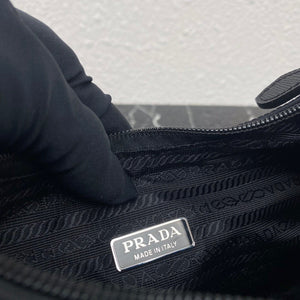 Prada 1NE515 Re-Edition 2000 sequined Re-Nylon mini-bag Black - Default Title - View 9