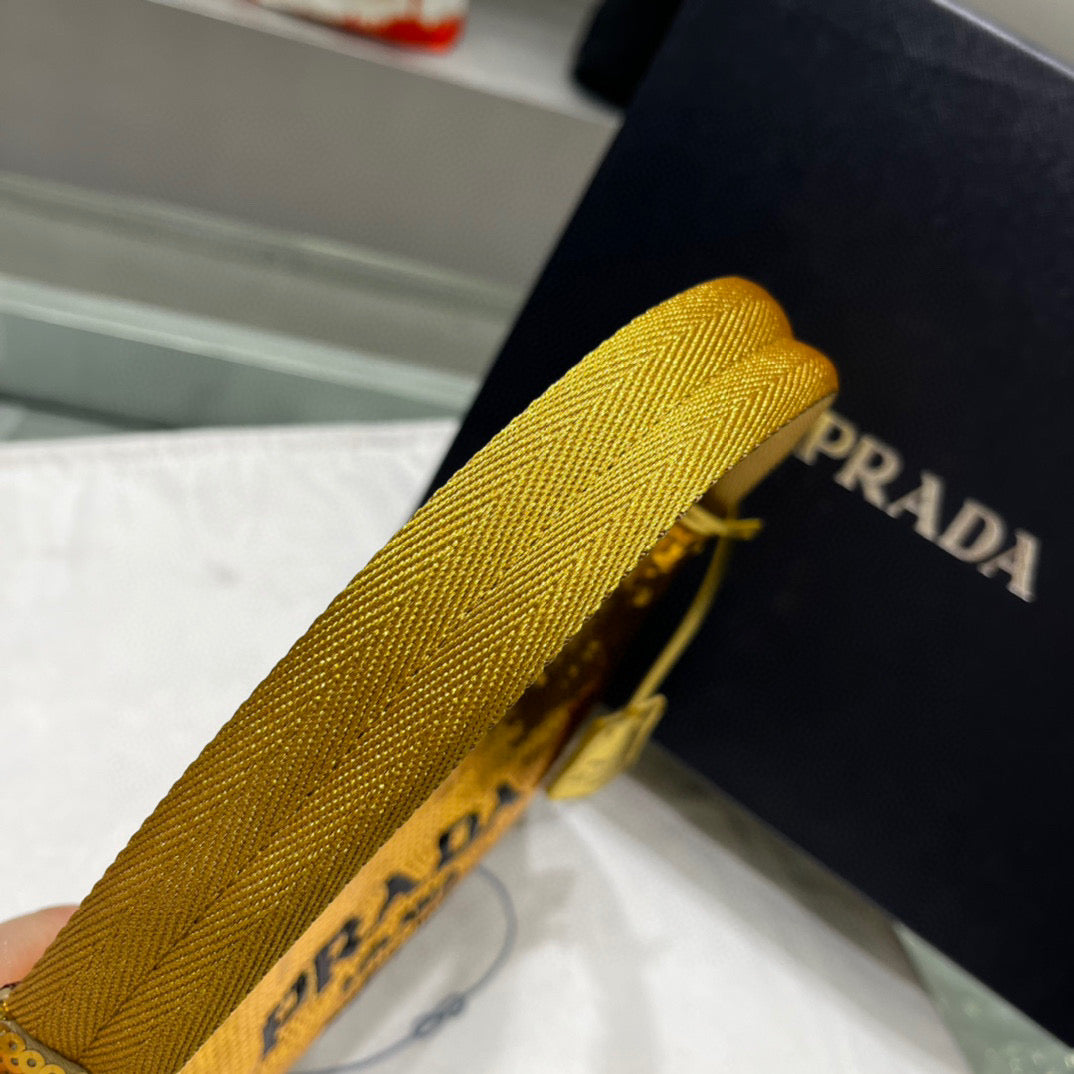 Prada 1NE515 Re-Edition 2000 sequined Re-Nylon mini-bag Gold - Default Title - View 3
