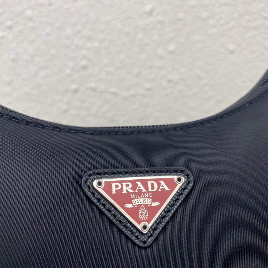 Prada 1NE515 Re-Nylon Re-Edition 2000 mini-bag black red - Default Title - View 5