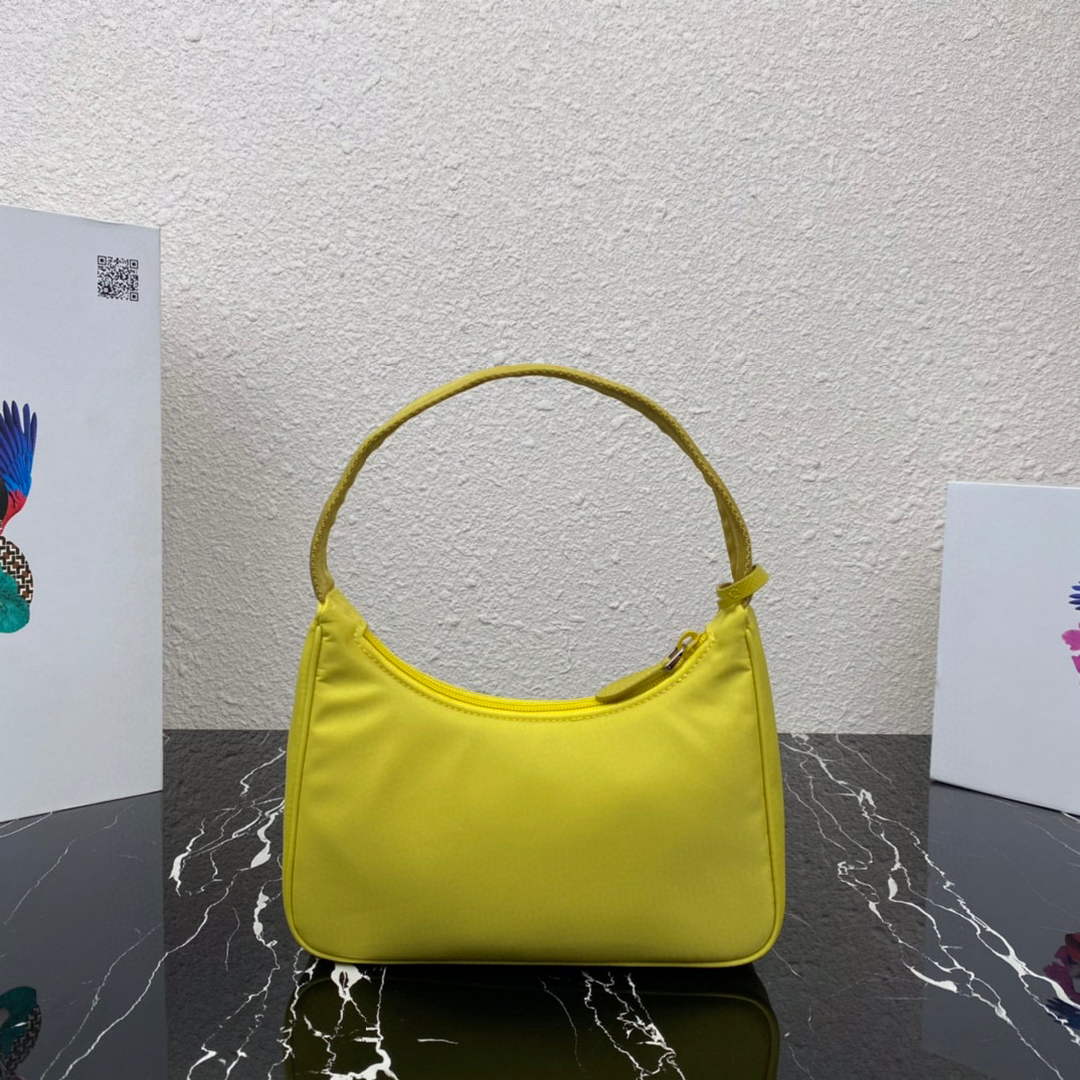 Prada 1NE515 Re-Nylon Re-Edition 2000 mini-bag Lemon Yellow - Default Title - View 2