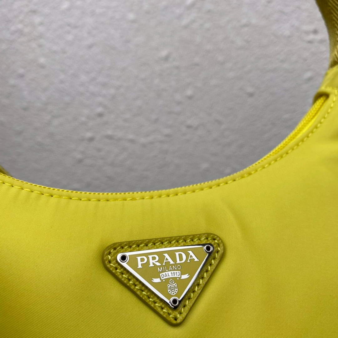 Prada 1NE515 Re-Nylon Re-Edition 2000 mini-bag Lemon Yellow - Default Title - View 5