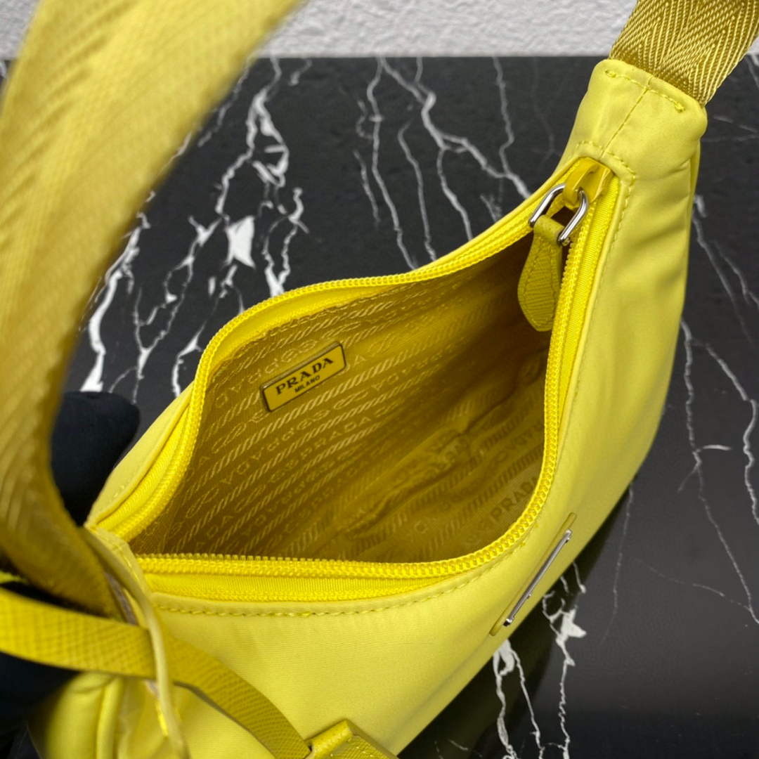 Prada 1NE515 Re-Nylon Re-Edition 2000 mini-bag Lemon Yellow