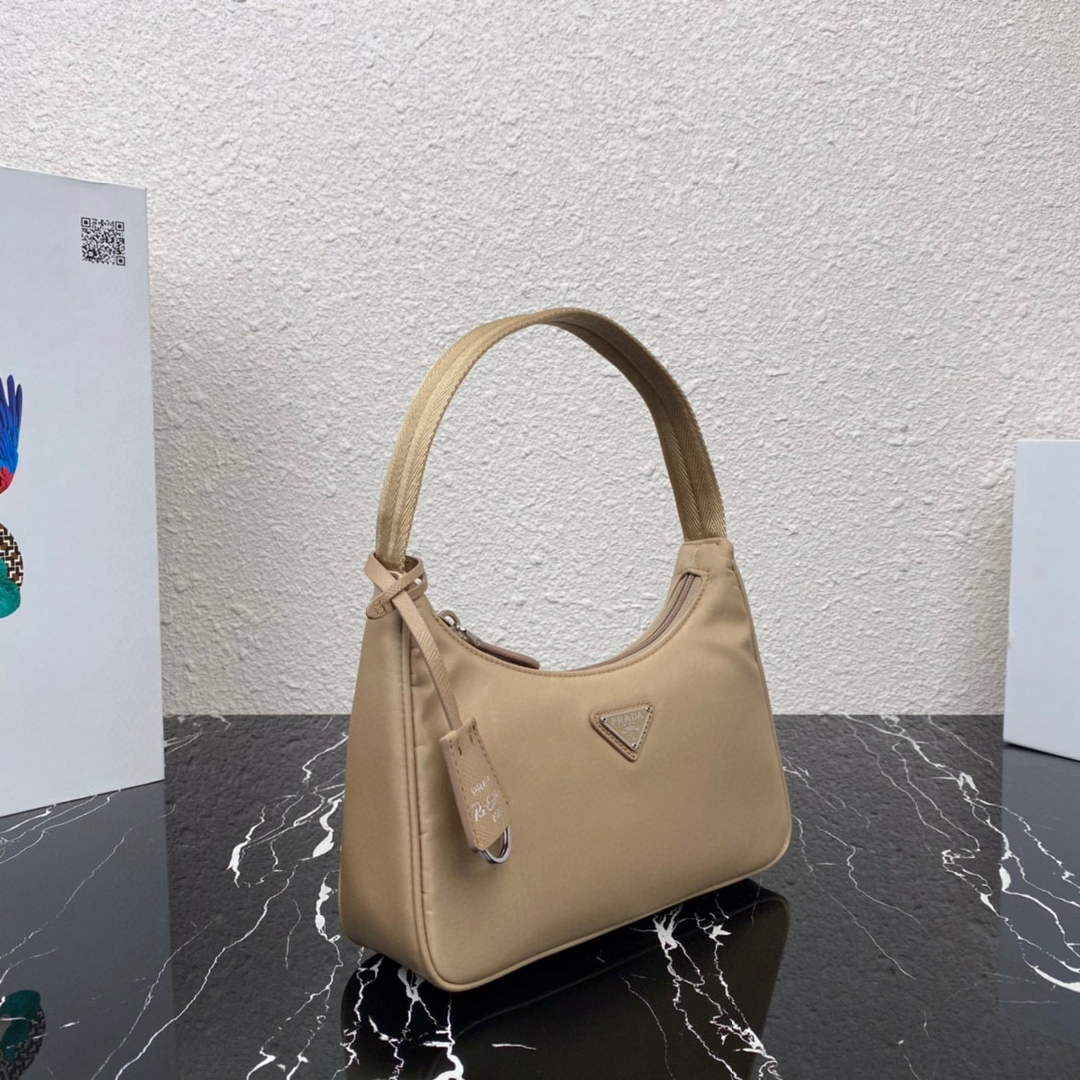 Prada 1NE515 Re-Nylon Re-Edition 2000 mini-bag Dark Apricot - Default Title - View 3