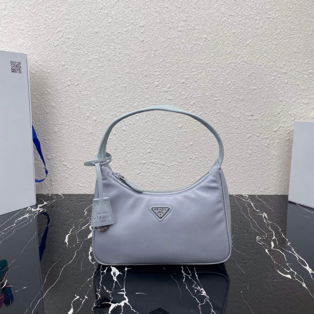 Prada 1NE515 Re-Nylon Re-Edition 2000 mini-bag Light Blue - Default Title - View 1