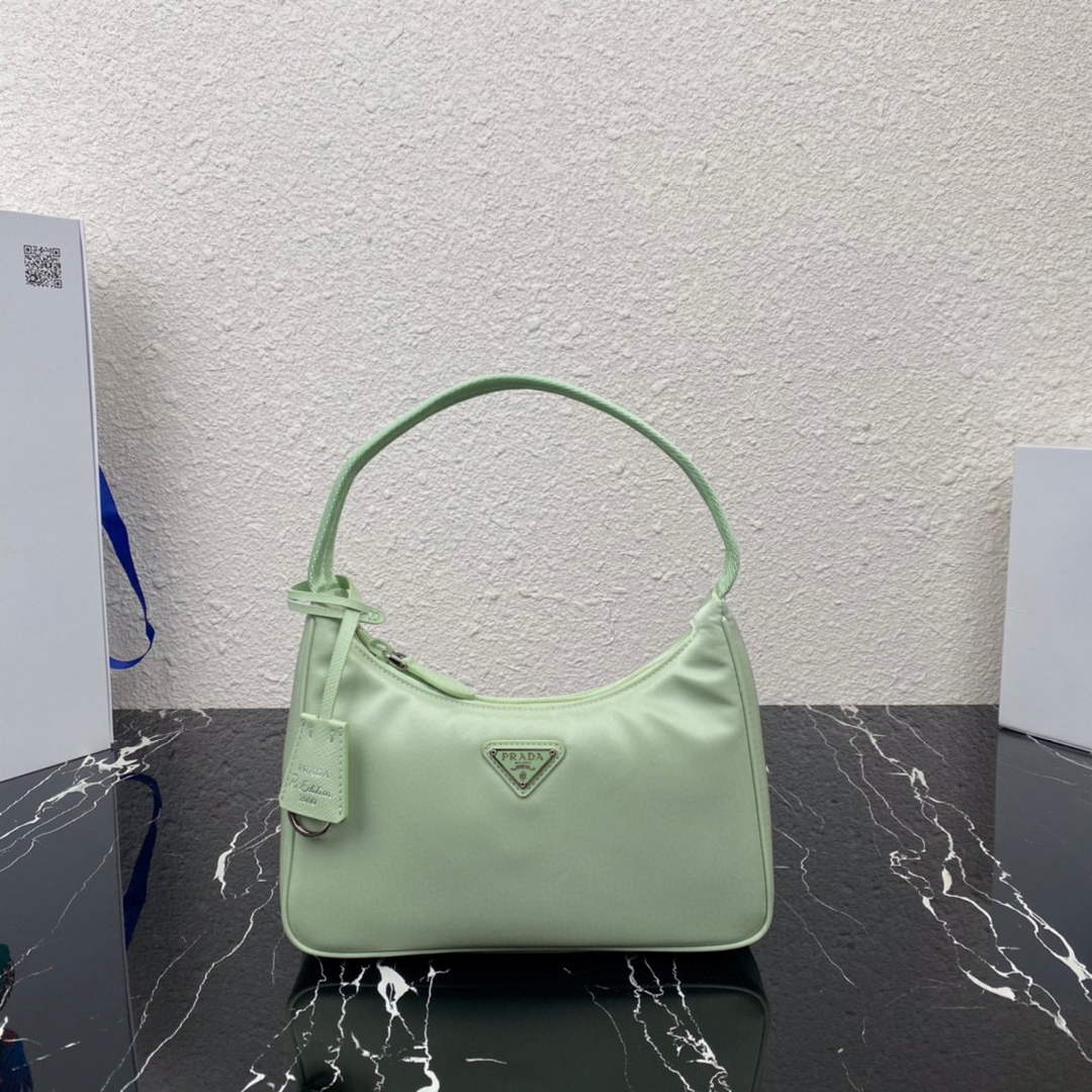 Prada 1NE515 Re-Nylon Re-Edition 2000 mini-bag Light Green - Default Title - View 4