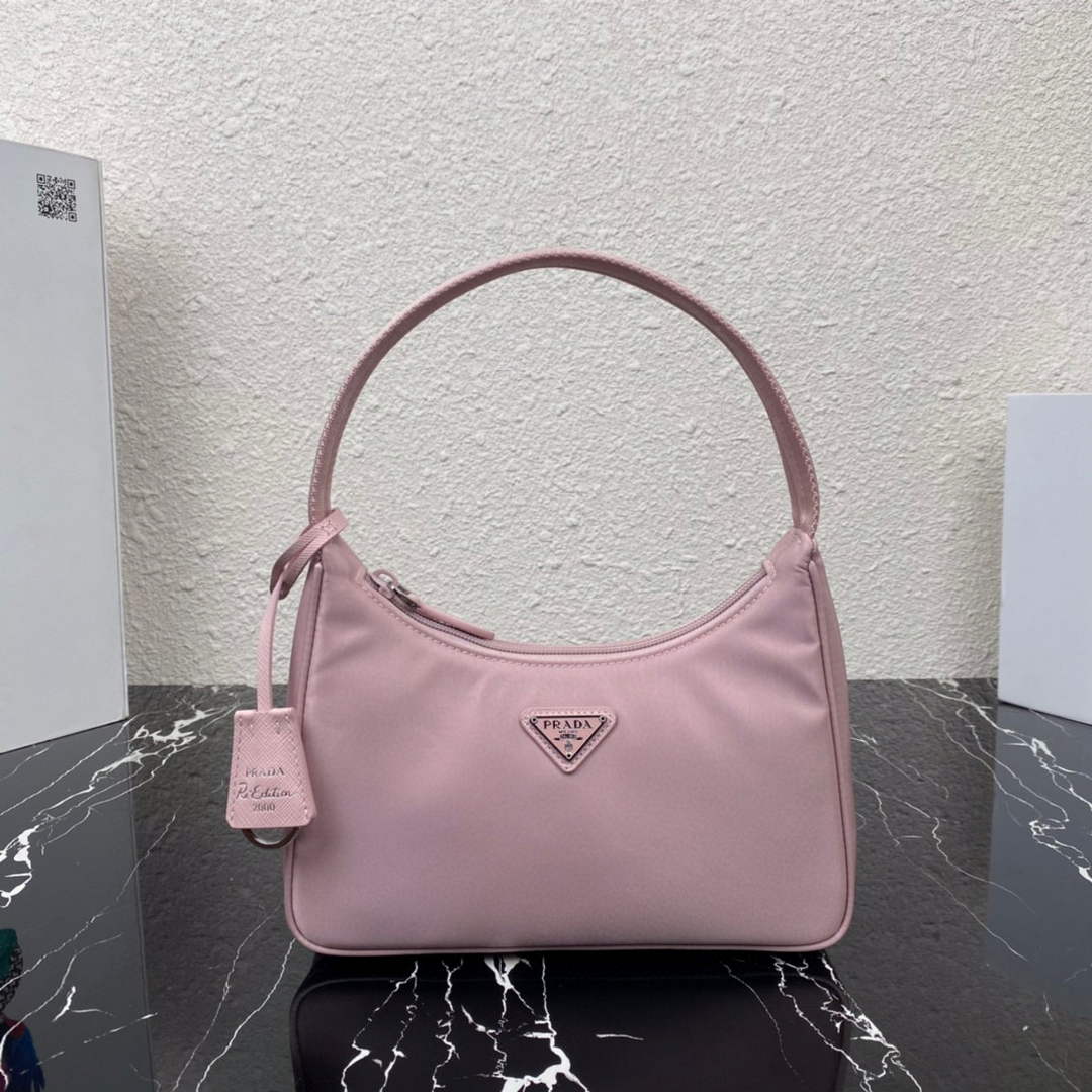 Prada 1NE515 Re-Nylon Re-Edition 2000 mini-bag Light Pink - Default Title - View 1