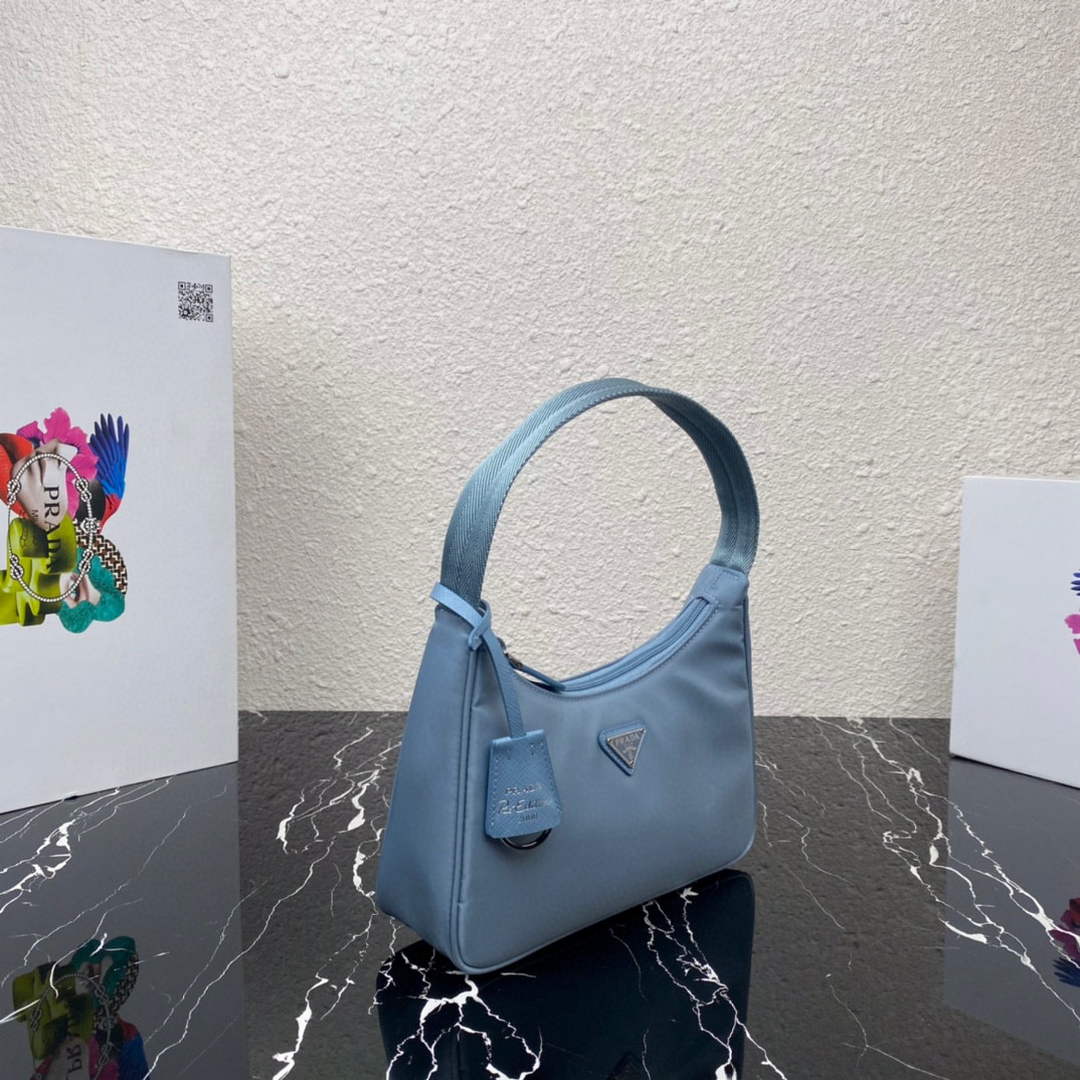 Prada 1NE515 Re-Nylon Re-Edition 2000 mini-bag Blue - Default Title - View 3