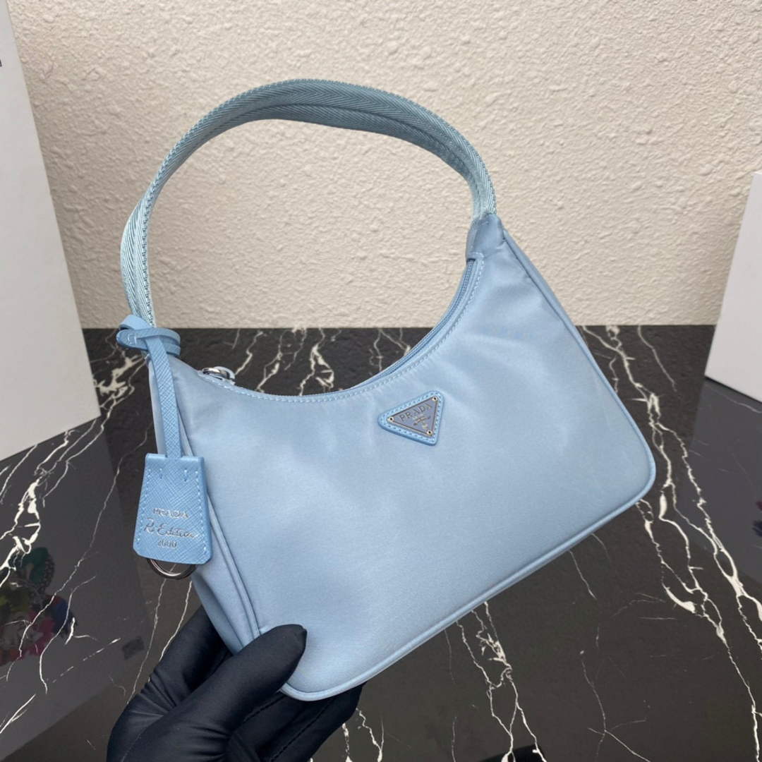 Prada 1NE515 Re-Nylon Re-Edition 2000 mini-bag Blue - Default Title - View 1