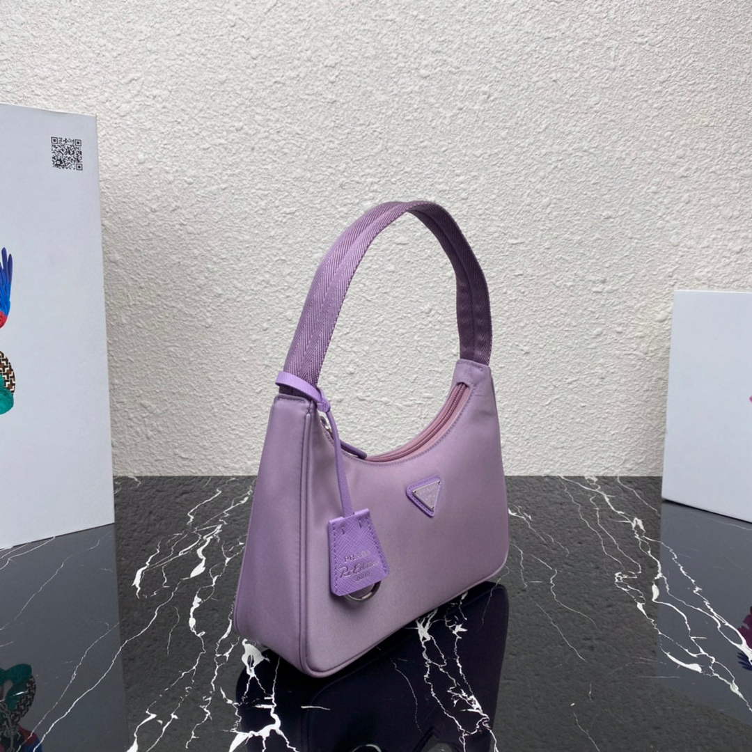 Prada 1NE515 Re-Nylon Re-Edition 2000 mini-bag Purple - Default Title - View 3