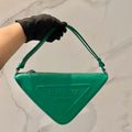 Prada 1NQ043 Triangle leather pouch Lake Blue - Default Title - View 1