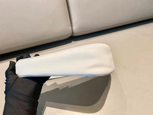 Prada 1NQ043 Triangle leather pouch White - Default Title - View 7
