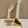 Prada 1NR015 Embellished satin and leather mini-pouch Gold - Default Title - View 1