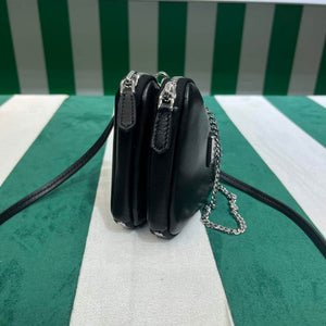 Prada 1NR015 Saffiano leather mini pouch Black - Default Title - View 3