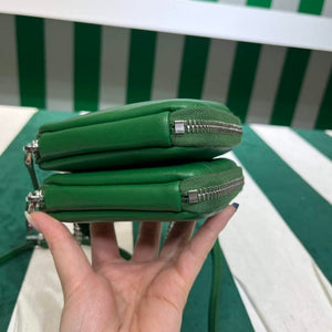 Prada 1NR015 Saffiano leather mini pouch Green - Default Title - View 5