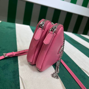 Prada 1NR015 Saffiano leather mini pouch Pink - Default Title - View 3