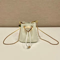 Prada 1NR016 patent leather mini pouch White - Default Title - View 1
