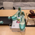 Prada 1XP48B High-heeled satin sandals P78542