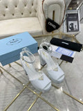 Prada 1XP48B Nappa Leather platform sandals P78592