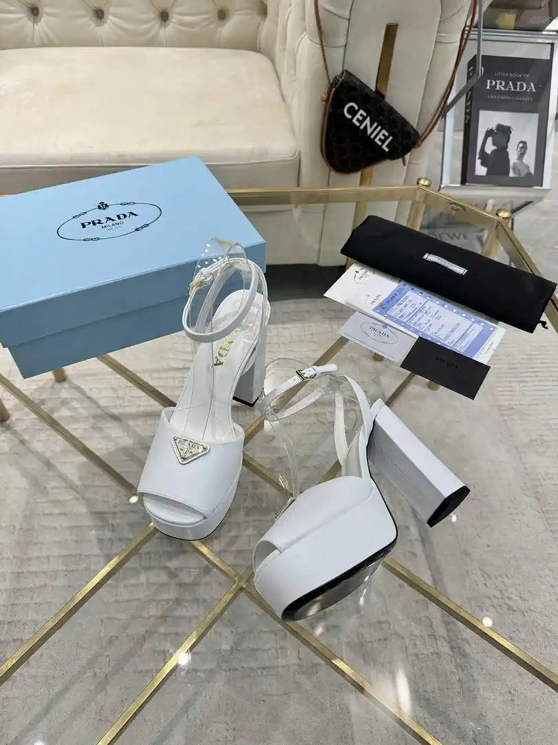 Prada 1XP48B Nappa Leather platform sandals P78592