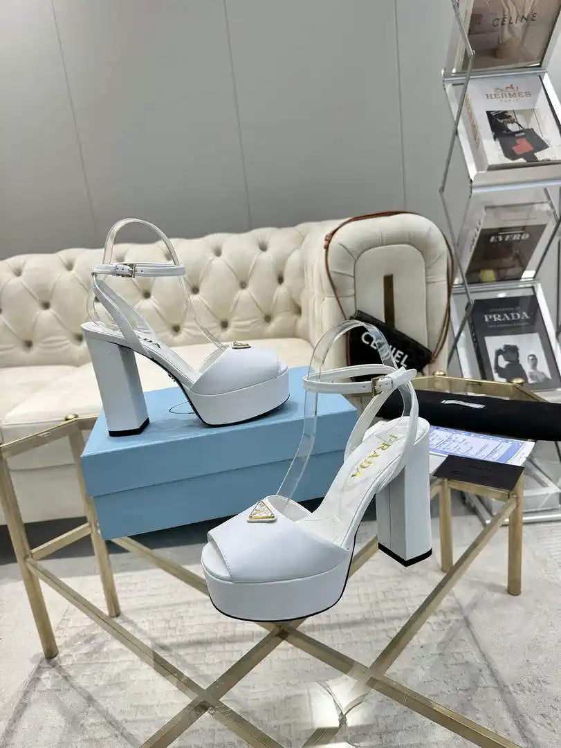 Prada 1XP48B Nappa Leather platform sandals P78592