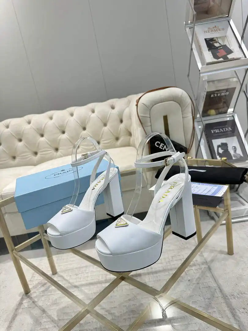 Prada 1XP48B Nappa Leather platform sandals P78592