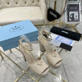 Prada 1XP48B Nappa Leather platform sandals P78593
