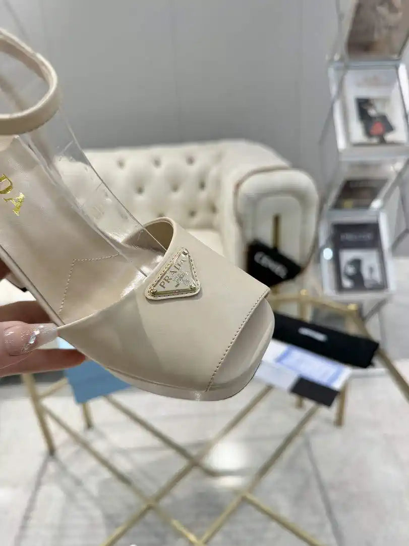 Prada 1XP48B Nappa Leather platform sandals P78593
