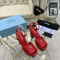 Prada 1XP48B Nappa Leather platform sandals P78594