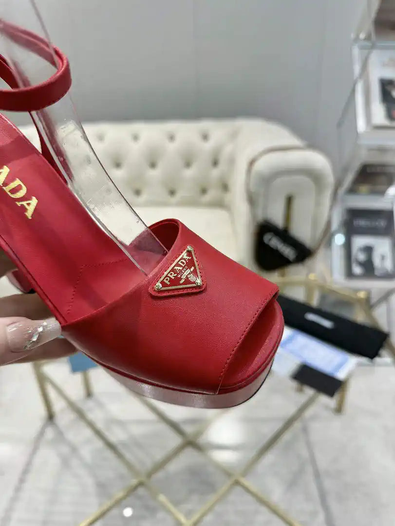 Prada 1XP48B Nappa Leather platform sandals P78594